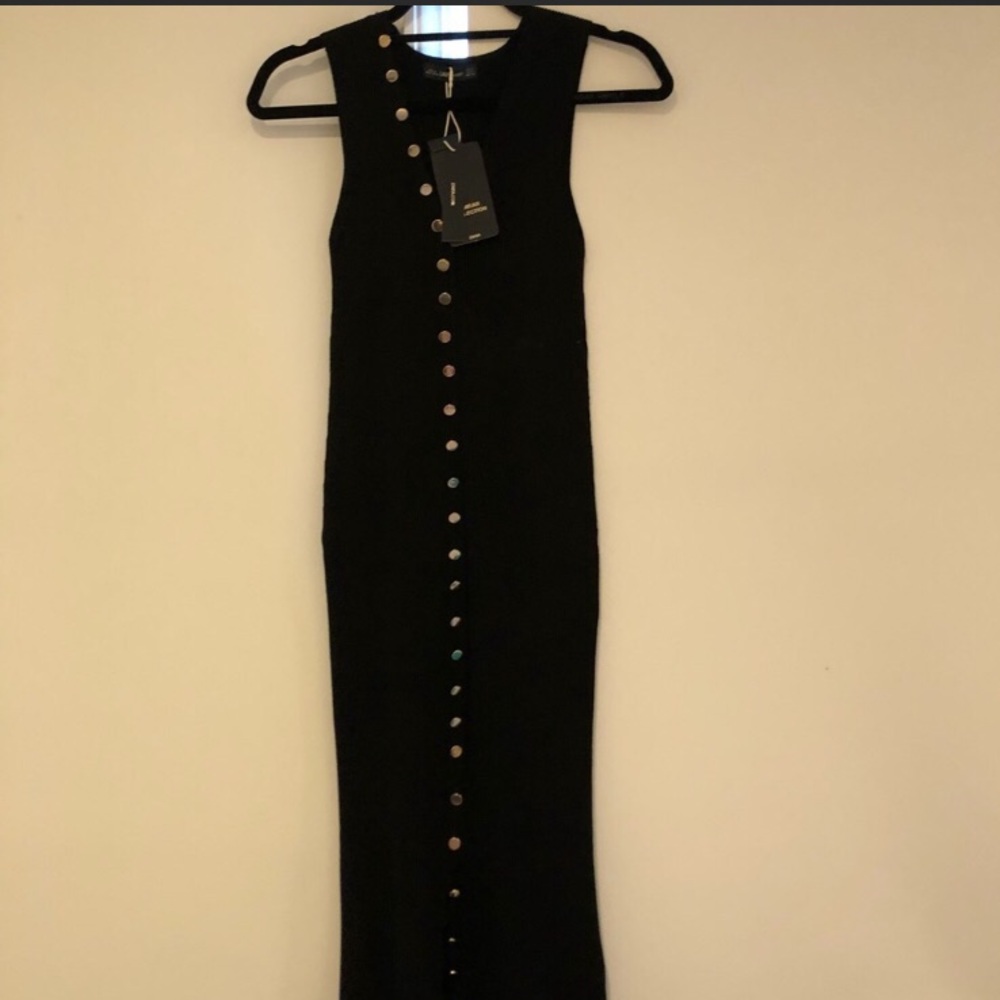 NWT Button down, Zara Knit Dress! NAVY BLUE. SMALL